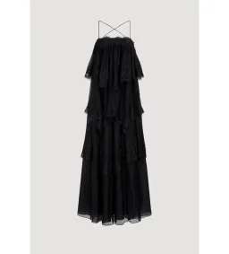 Aje Ophelia Lace Gown Black Size 8 for rent on The Volte - image 4