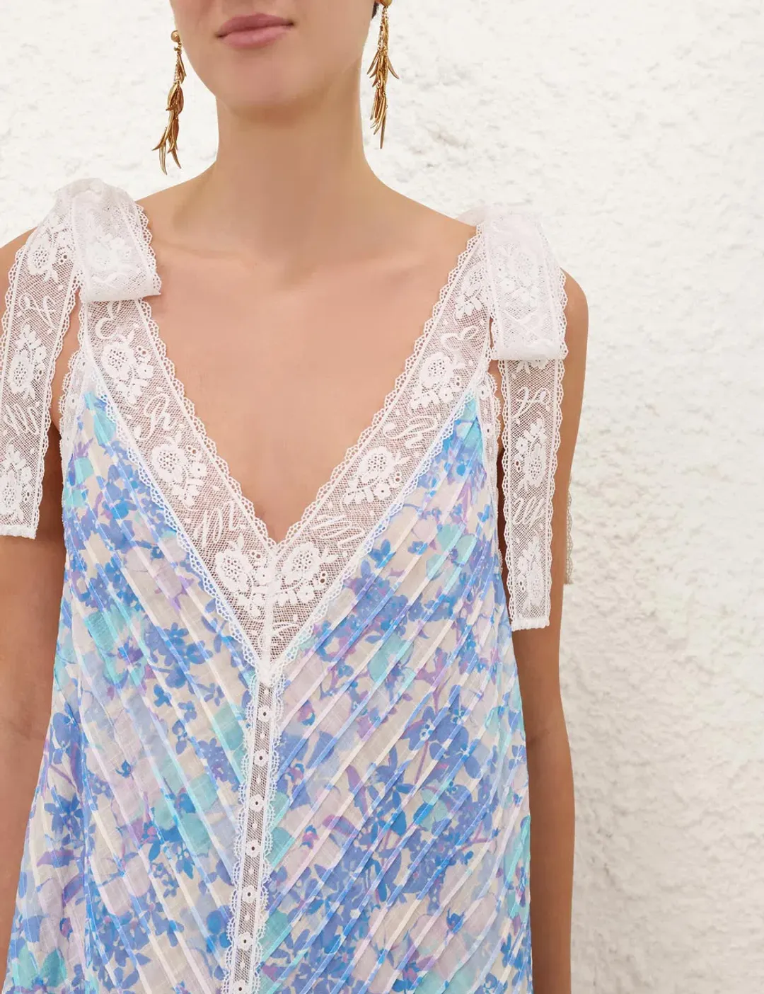 Solstice Lantern Mini Dress by Zimmermann Size 0 for rent on The Volte - main image