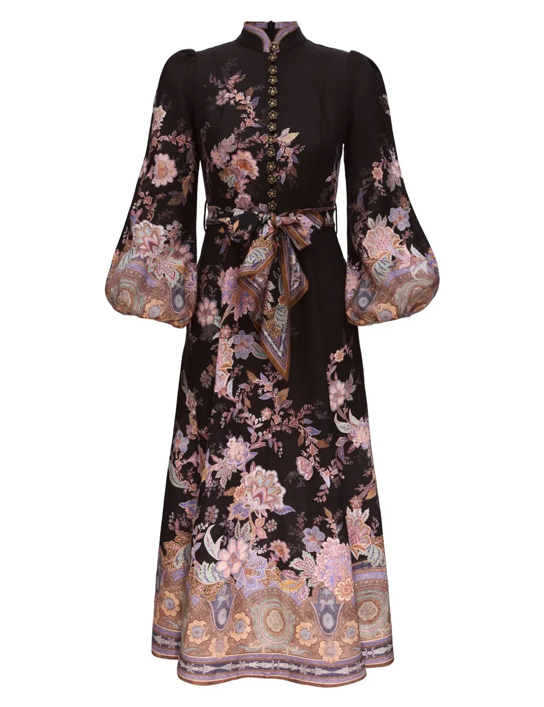 Zimmermann Luna Button Midi Dress 4 for rent on The Volte - main image