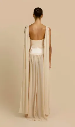 Arcina Ori Ramona Maxi Dress Champagne Size S / AU 8 for rent on The Volte - image 2
