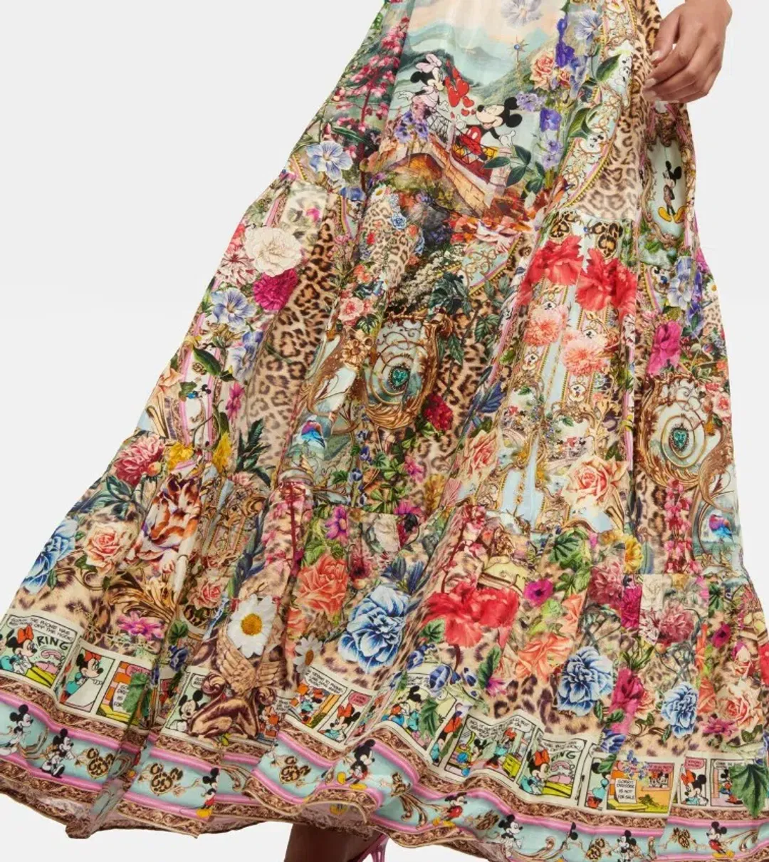 Camilla x Disney Mickey Takes A Trip Maxi Dress size M for rent on The Volte - main image