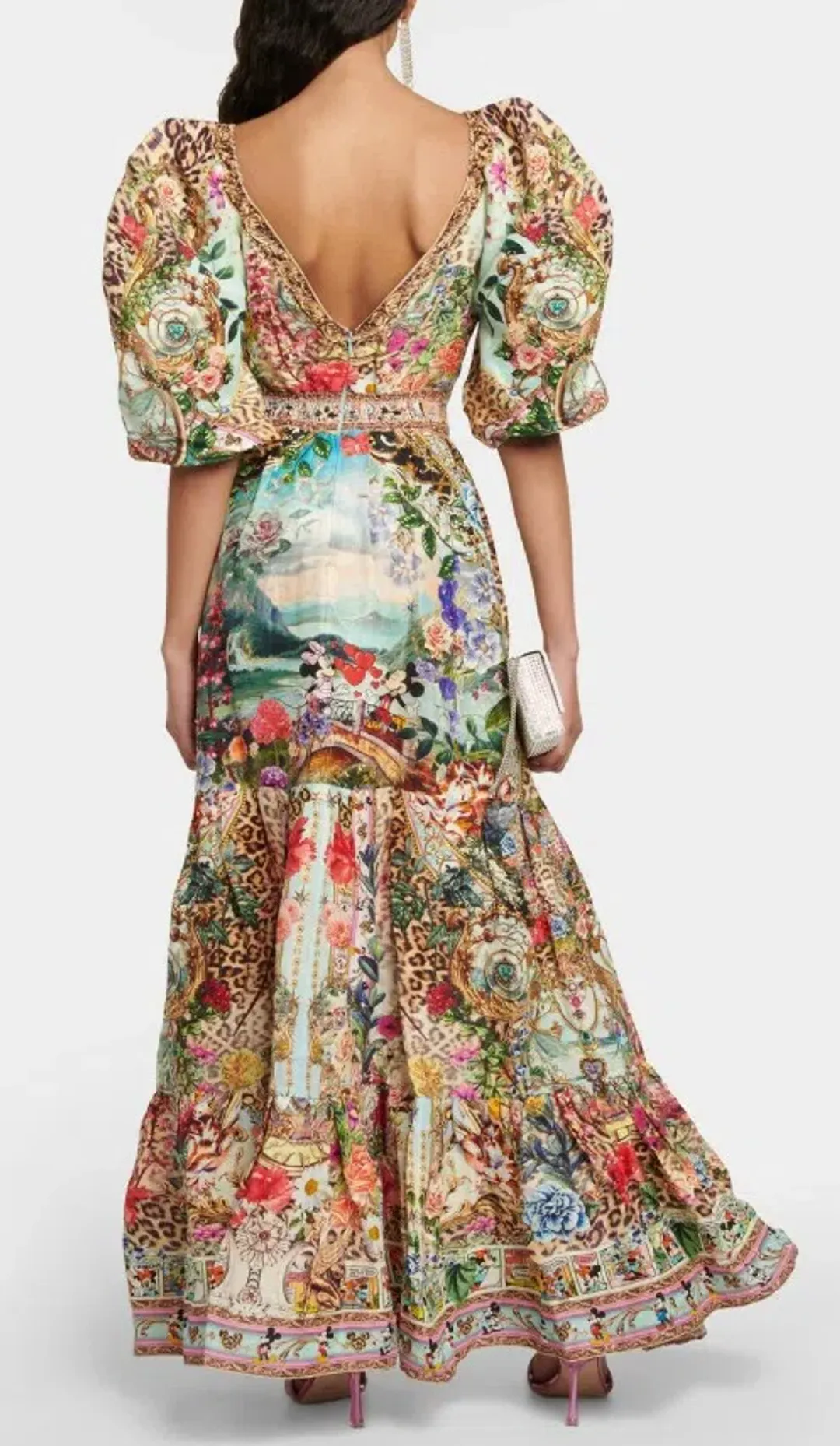 Camilla x Disney Mickey Takes A Trip Maxi Dress size M for rent on The Volte - main image