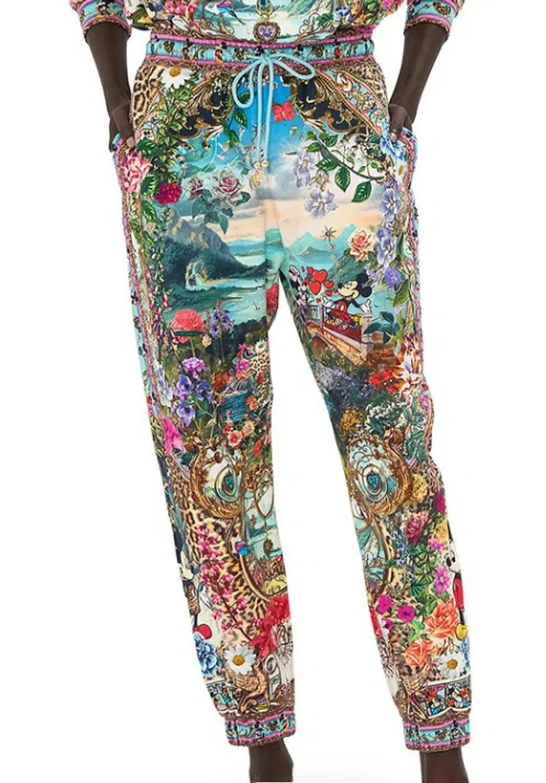 Camilla x Disney Mickey Takes A Trip Maxi Tracksuit Pant Size XS for rent on The Volte - main image