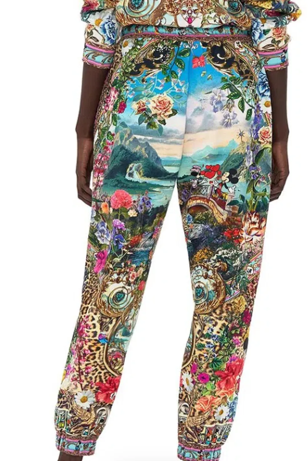 Camilla x Disney Mickey Takes A Trip Maxi Tracksuit Pant Size XS for rent on The Volte - main image