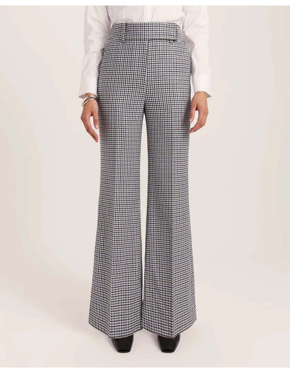 Saba Prudence Wool Check Pant Size 12 AU Multi for rent on The Volte - main image