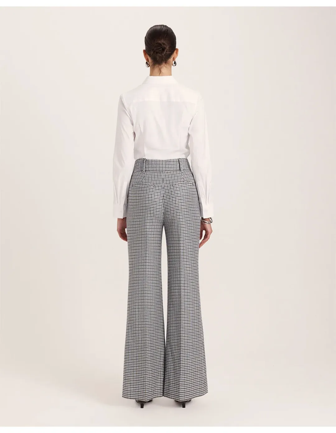 Saba Prudence Wool Check Pant Size 12 AU Multi for rent on The Volte - main image