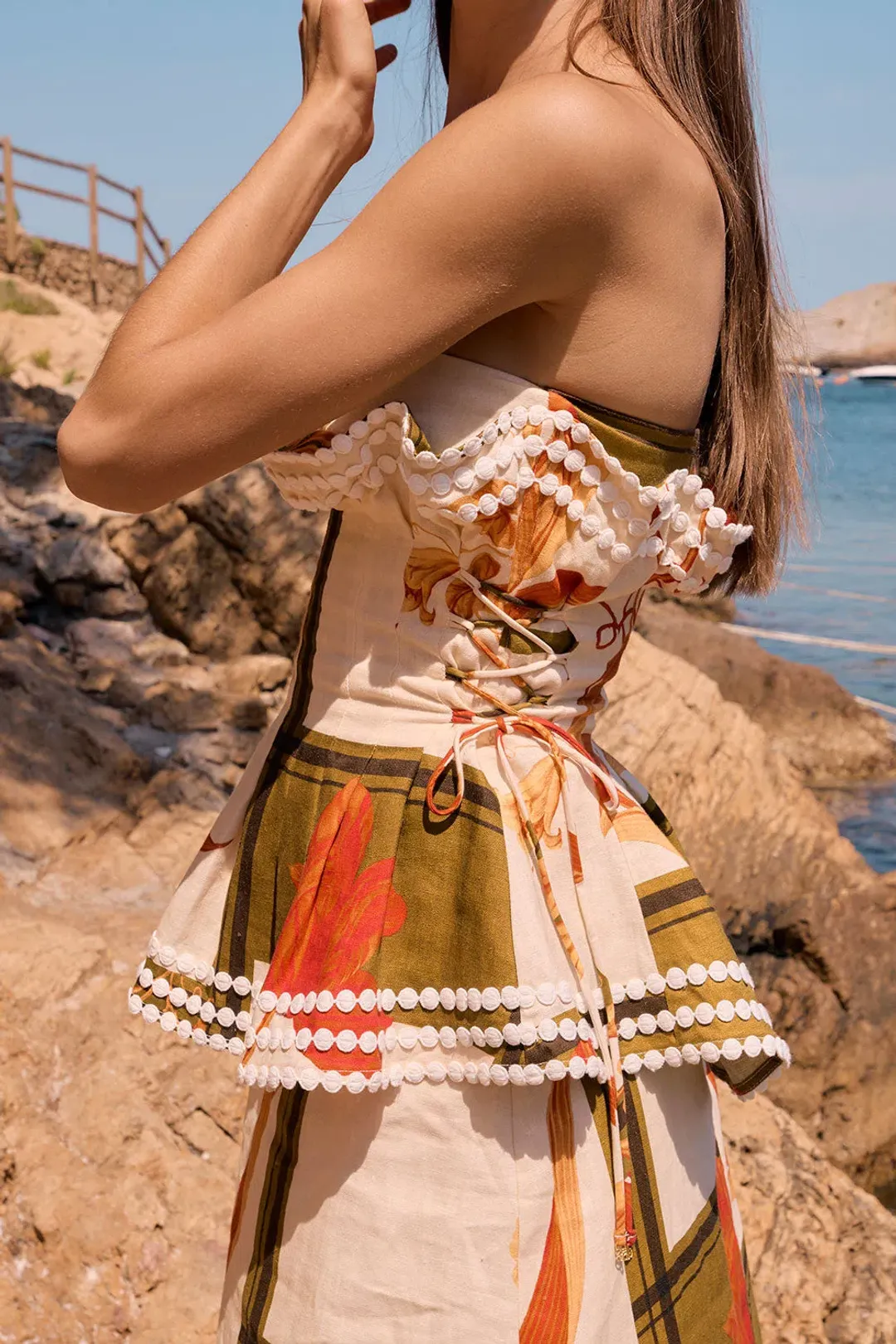 Zaco Victoria Dress size 8 Terravine for rent on The Volte - main image