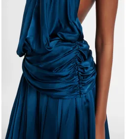 Zimmermann Alchemy Halter Maxi Dress in Sailor Blue Size 0/AU8 for rent on The Volte - image 4