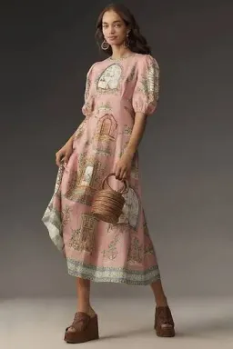 Alemais Monte Midi Dress Size AU 14 for rent on The Volte - image 4