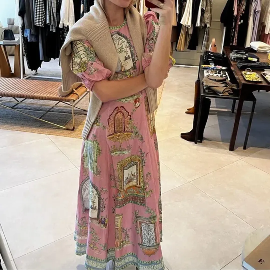 Alemais Monte Midi Dress Size AU 14 for rent on The Volte - main image