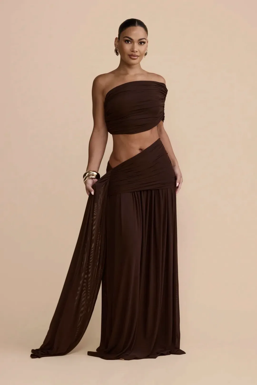 Mélani The Label Marbella Skirt & Eve Top for rent on The Volte - main image