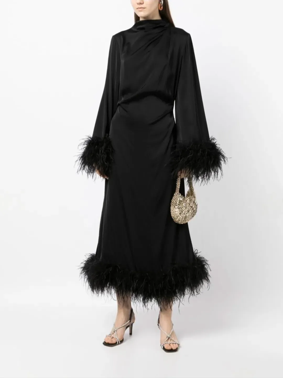 Rachel Gilbert Pietro Dress in Black Size 2/AU10 for rent on The Volte - main image