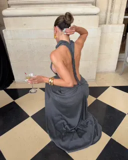 Arcina Ori Romi Dress in Chrome Metallic XS/6 AU for rent on The Volte - image 5