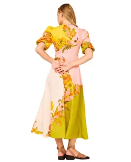 Alemais Silas Midi Dress in Floral Size 8 for rent on The Volte - image 3