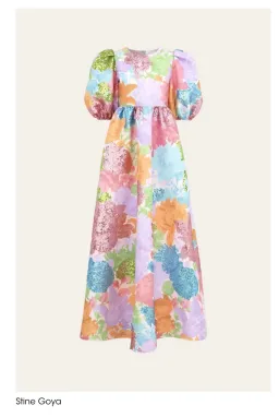 Stine Goya Floral Print Mikado Gown - size Small for rent on The Volte - image 5