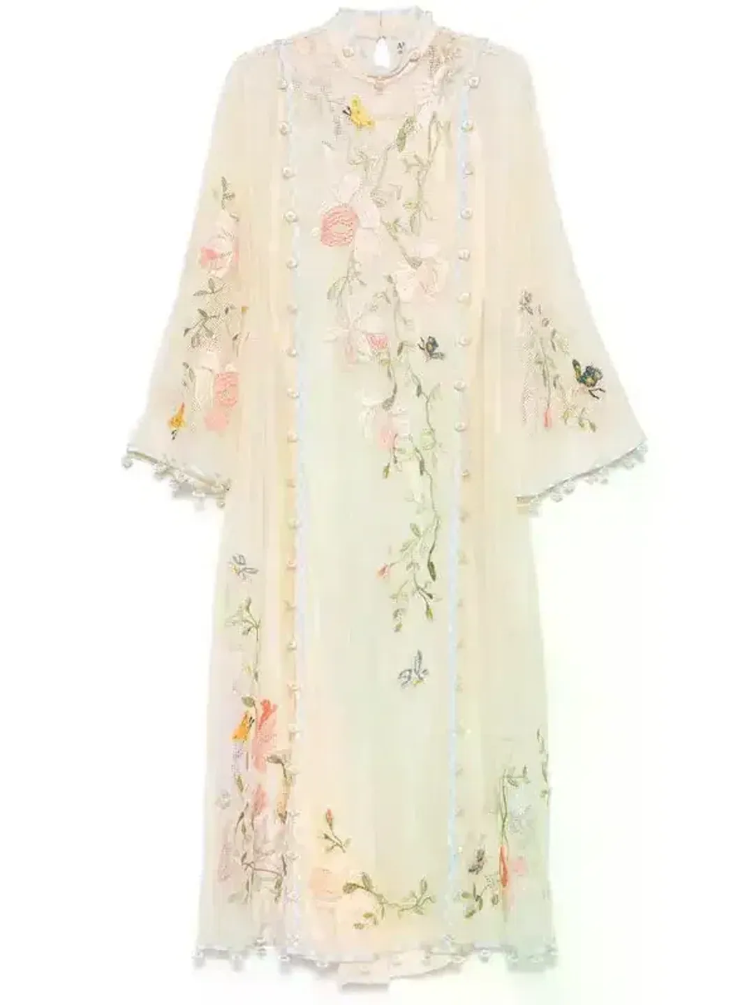 ALEMAIS  embroidered gown for rent on The Volte - main image