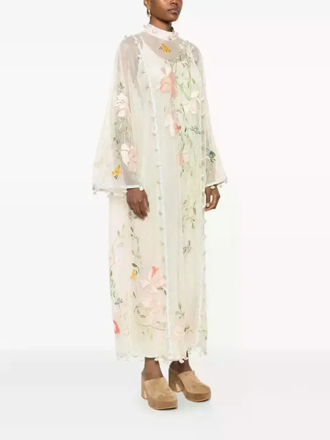 ALEMAIS  embroidered gown for rent on The Volte - main image