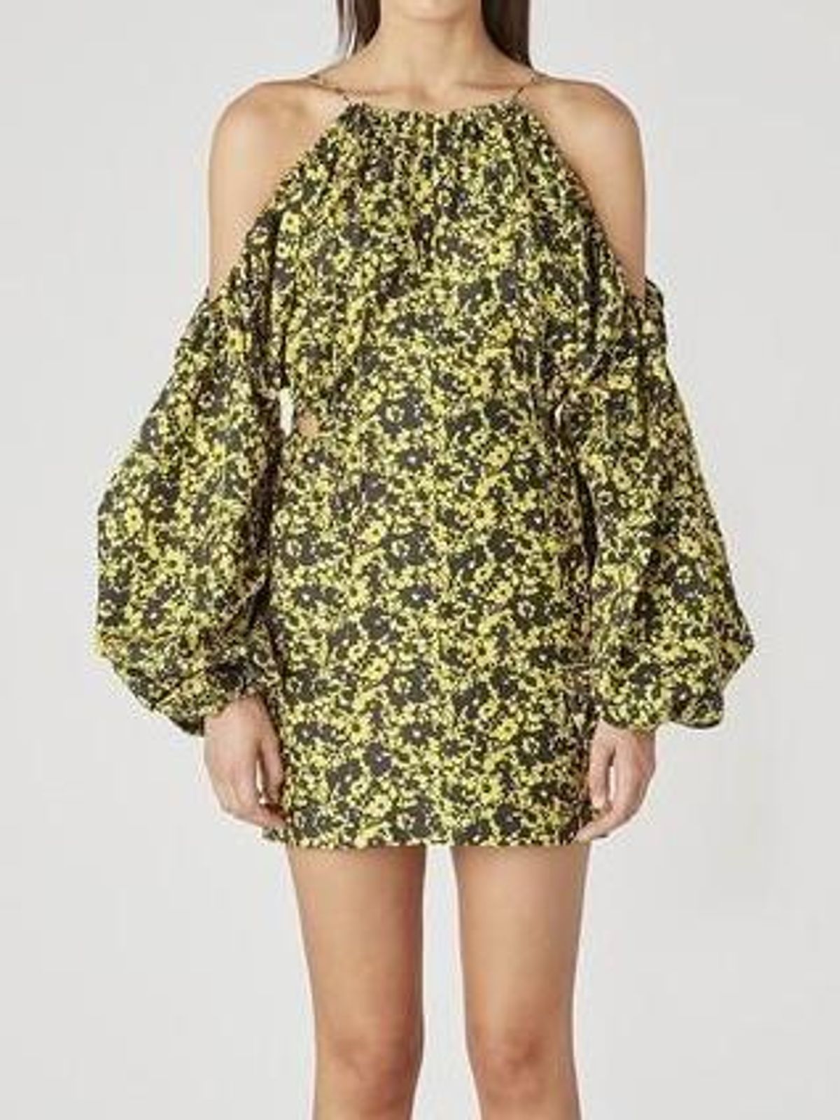 Camilla and Marc Monet Mini Dress Yellow Size 8 for rent on The Volte - main image