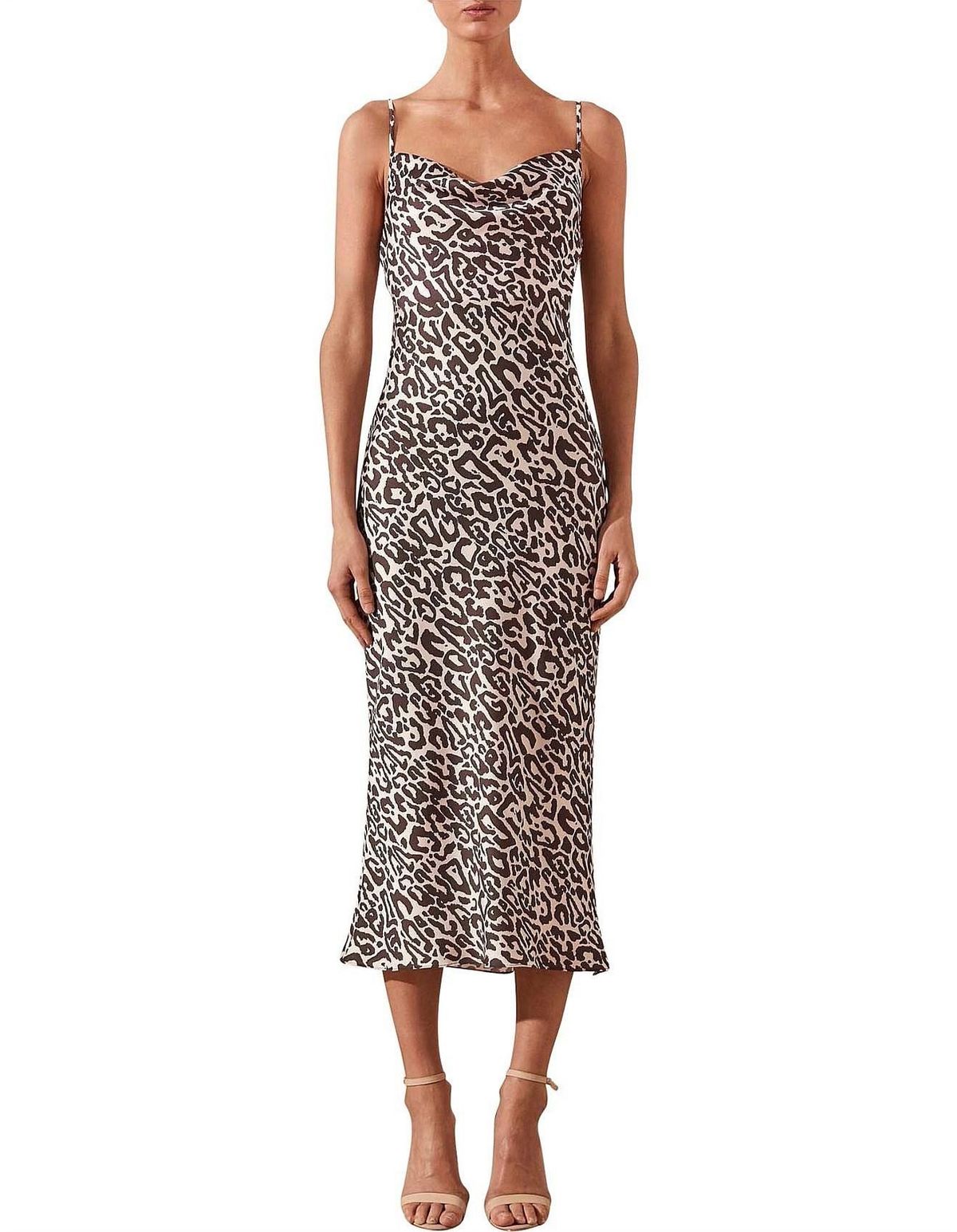Shona Joy 'Isabella Cowl Slip Midi Dress' for rent on The Volte - main image