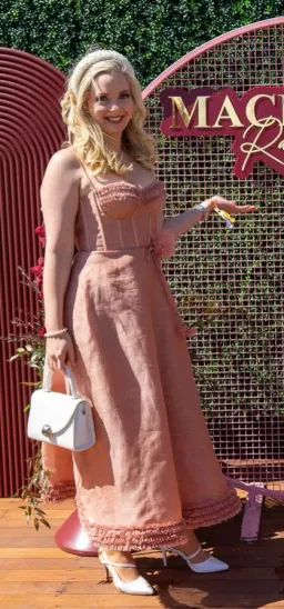 Zimmerman LUNA RUFFLE MIDI Peony DRESS for rent on The Volte - image 2
