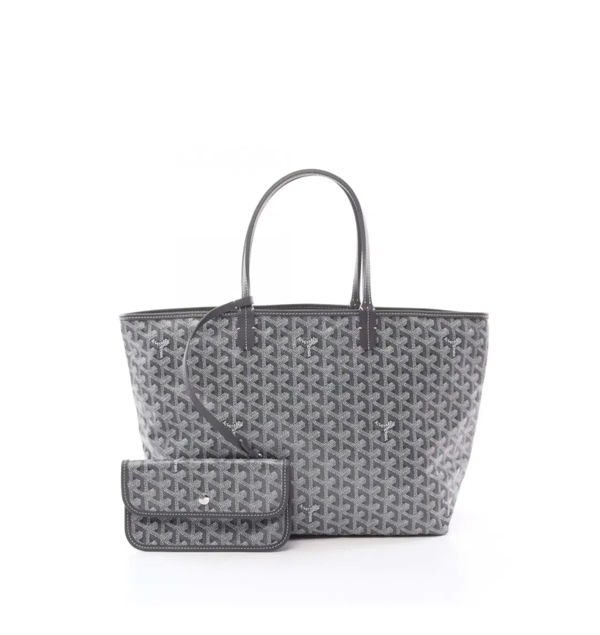 Goyard Goyardine Saint Louis PM tote bag Grey for rent on The Volte - main image
