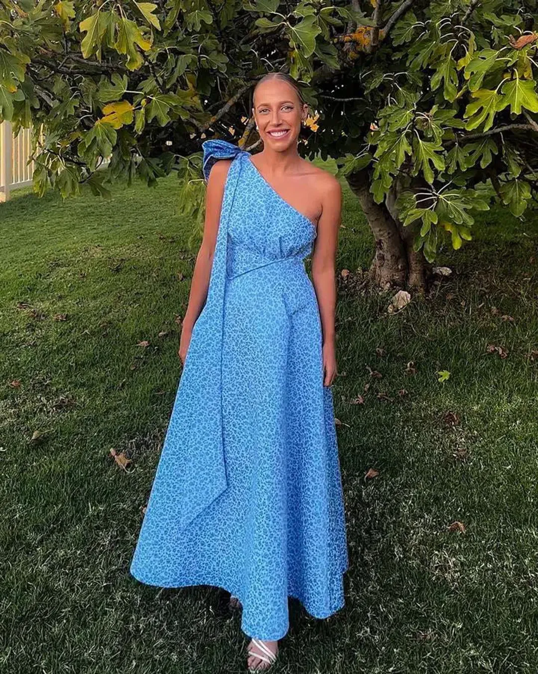 Rachel Gilbert Emiliano Dress size 4 / 14 Malea Blue for rent on The Volte - main image