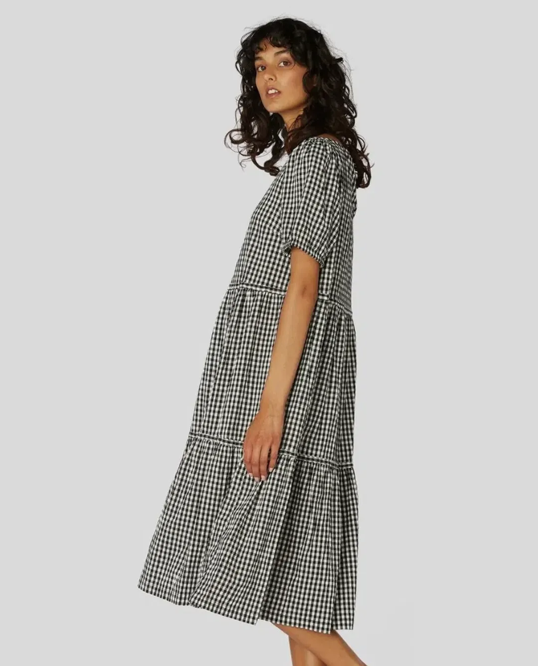 GORMAN “Checkmate” Cotton Dress Size 8 for rent on The Volte - main image