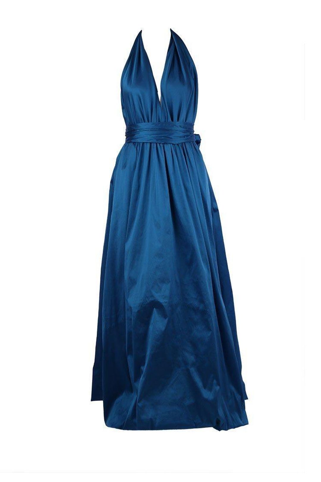 Lucy Laurita Cameo Bubble Gown in Ocean Blue Size 10 for rent on The Volte - main image