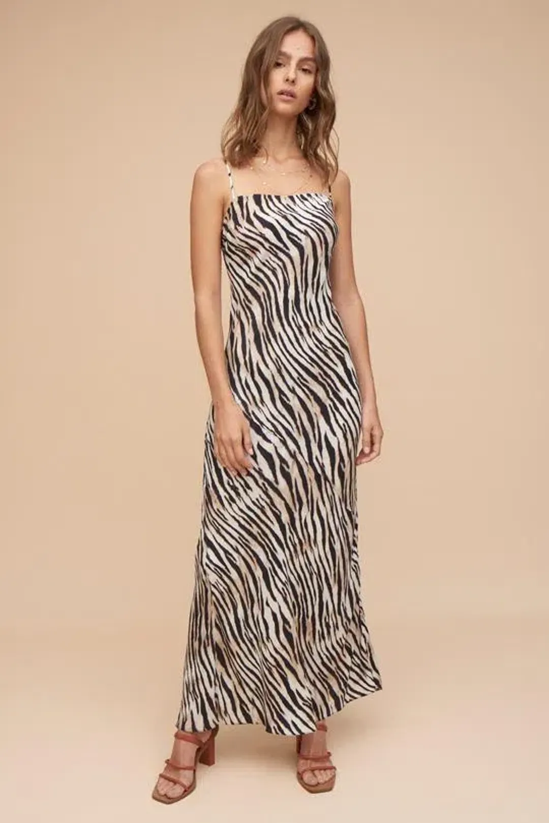 Tigerlily Slip Dress Print Size 6 for rent on The Volte - main image