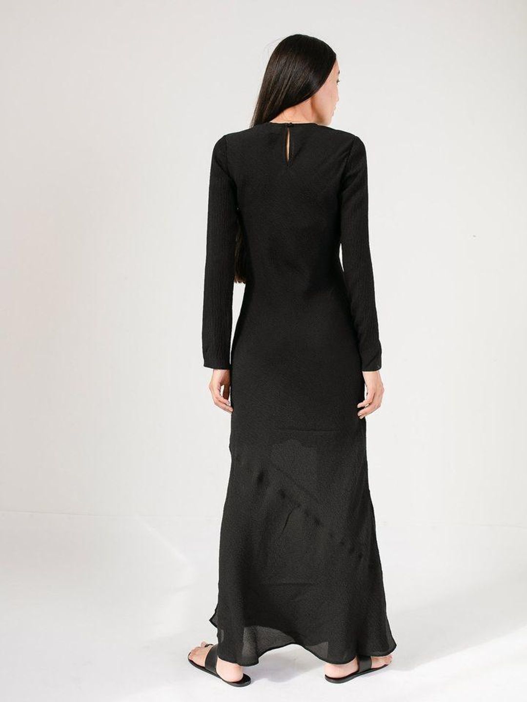 Sir The Label Indre Long Sleeve Dress Black Size AU 6 for rent on The Volte - main image