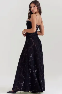House of CB Seren Dress in Black, Size XS for rent on The Volte - image 2