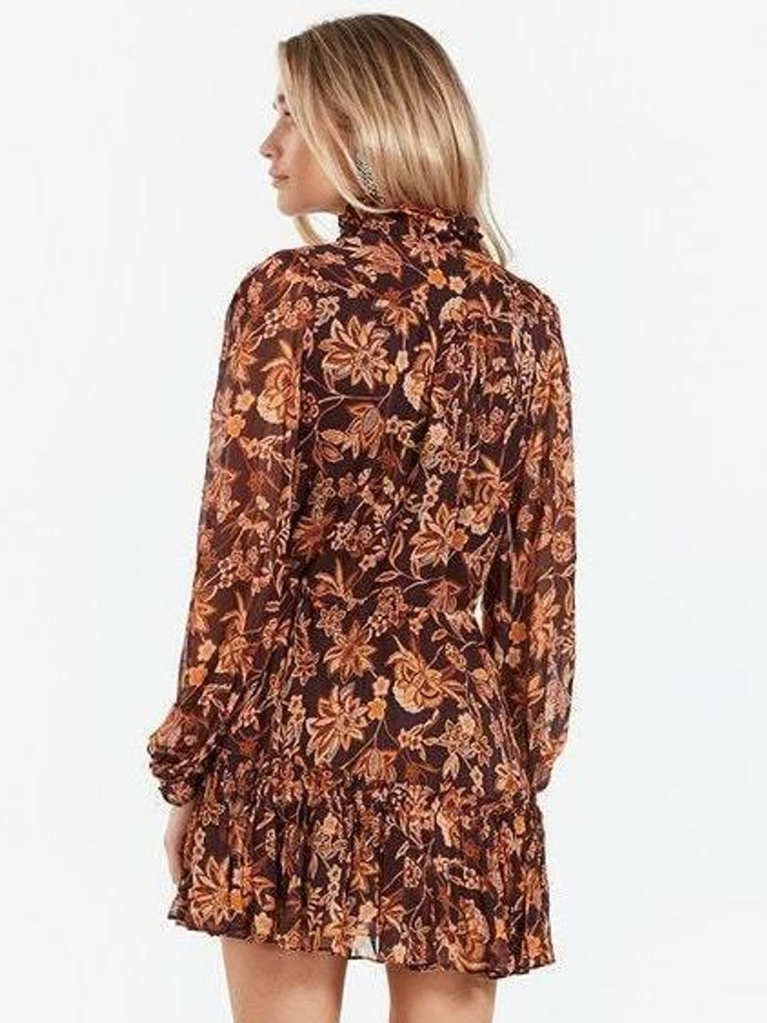 Shona Joy Angelita Drawstring Mini Dress Size 10 for rent on The Volte - main image