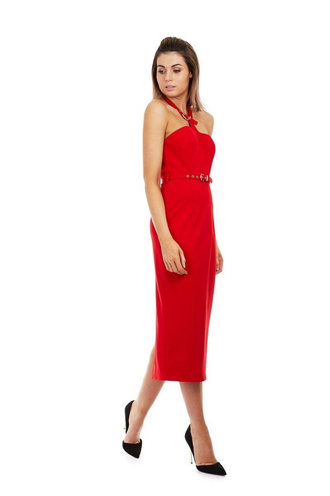 Georgy Collection Athena Dress Red Size M  for rent on The Volte - main image