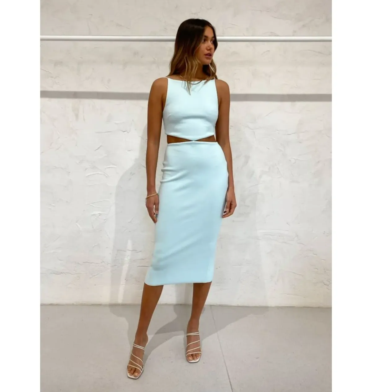 Bec & Bridge Scout Midi Dress in Mint Size AU 10 for rent on The Volte - main image