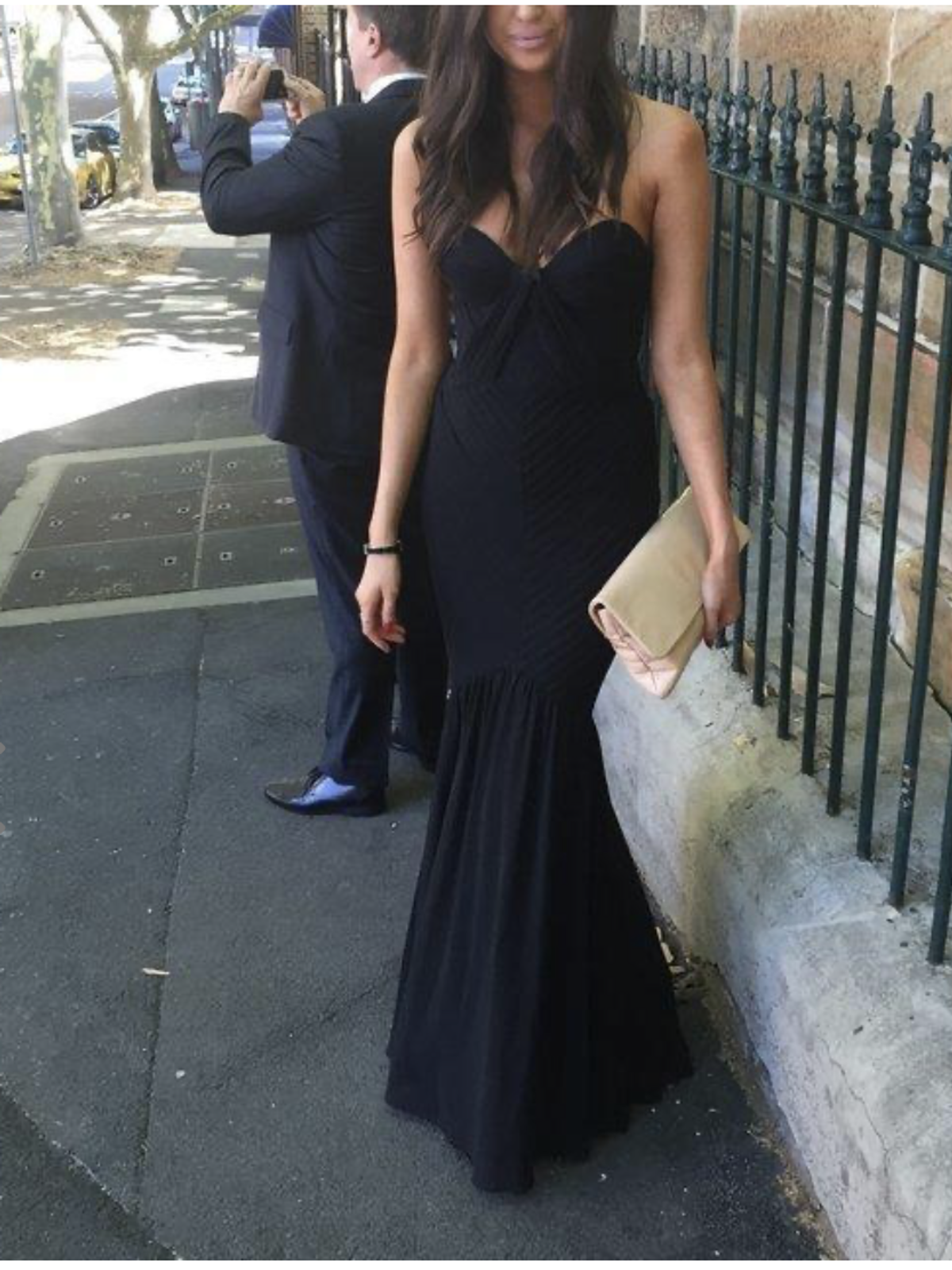 Sheike Black Mermaid gown  for rent on The Volte - main image
