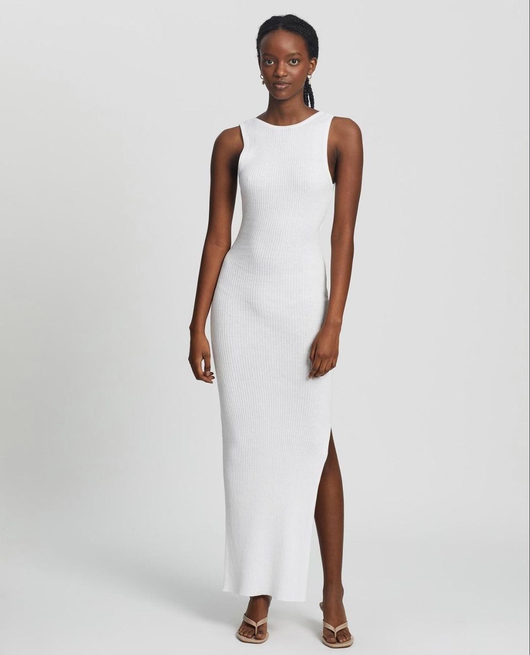 Bec & Bridge Midi Dress White Size 14 for rent on The Volte - main image