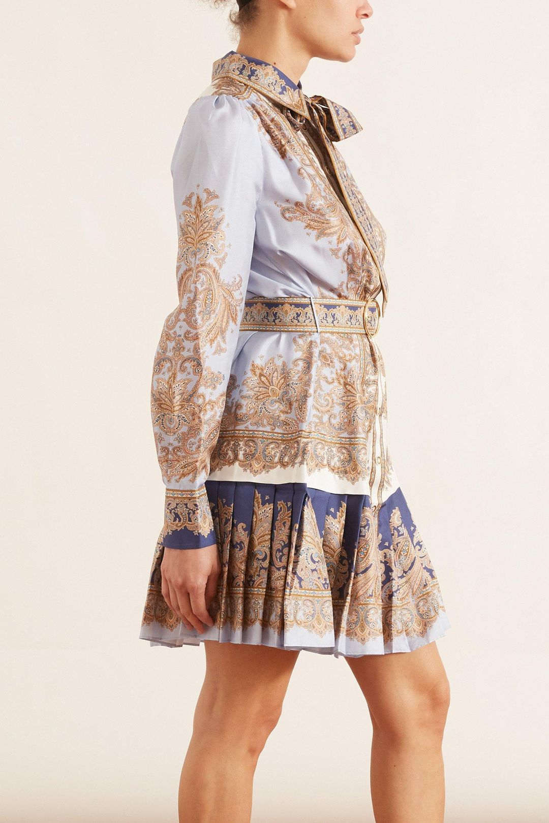 Zimmermann Luminous Paisley Mini Dress Print Size 0/Au 8 for rent on The Volte - main image