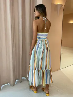 Alemais Axum Tuck Front Midi Dress Size 4 for rent on The Volte - image 8