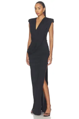 Rachel Gilbert Solstice Full Length Gown in Black Size 1 / AU 8 for rent on The Volte - image 1