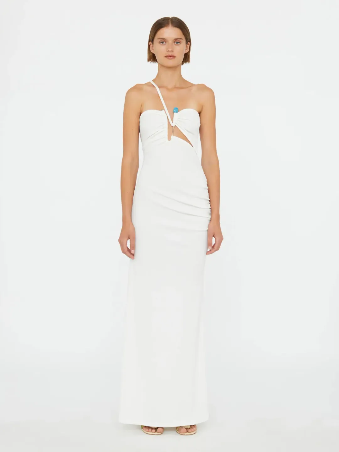 Crystal Pin Cutaway Cami Dress for rent on The Volte - main image