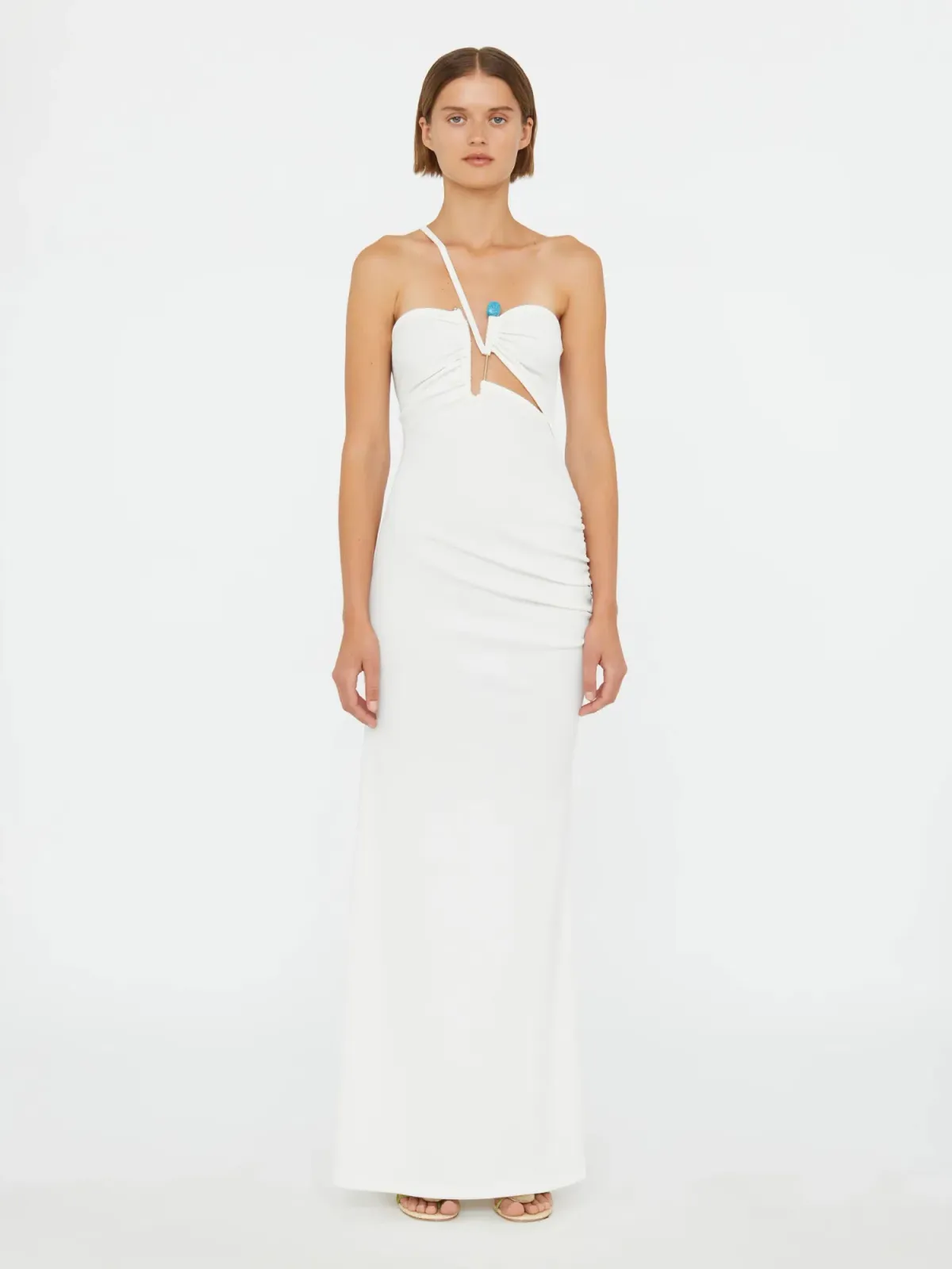 Crystal Pin Cutaway Cami Dress for rent on The Volte - main image