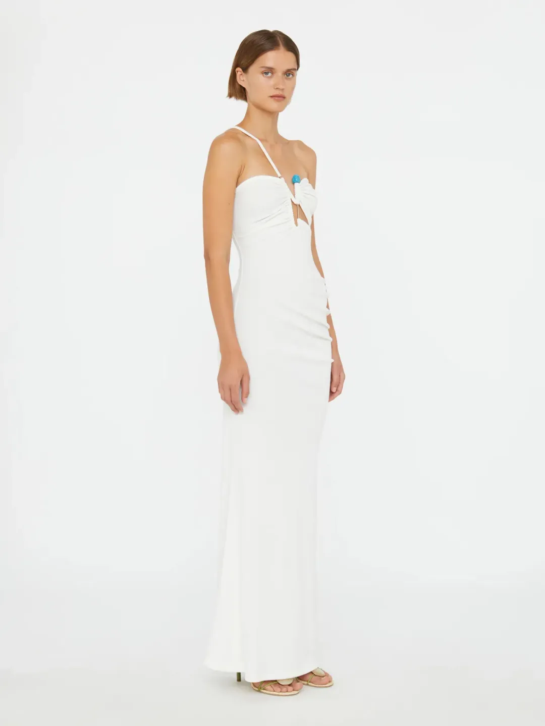 Crystal Pin Cutaway Cami Dress for rent on The Volte - main image