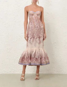 🪻 Zimmermann Alchemy Gown Size 1 - Size 10 AU - Cream Paisley Floral Formal Dress 🪻 for rent on The Volte - image 7