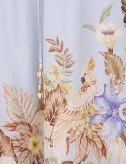 🩵 Zimmermann Coco Billow Maxi Dress Size 4 / AU 16 Silk Powder Blue Floral Print 🩵 for rent on The Volte - image 9