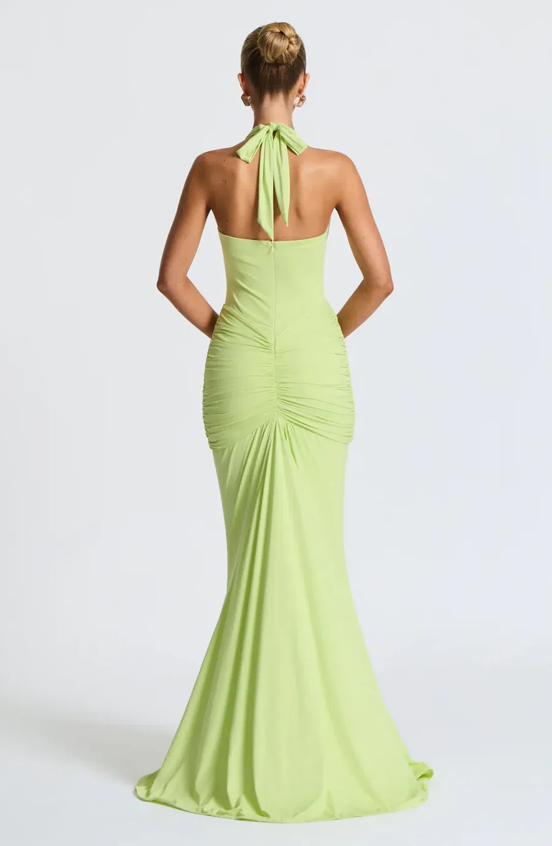 Rosetta Maxi Dress Lime for rent on The Volte - main image