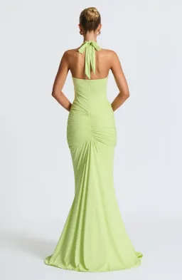 Rosetta Maxi Dress Lime for rent on The Volte - image 3
