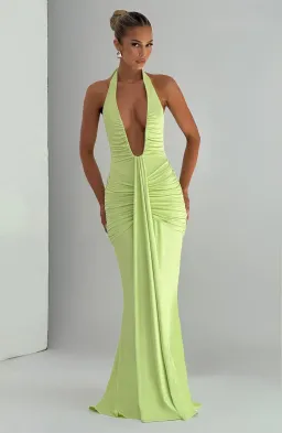 Rosetta Maxi Dress Lime for rent on The Volte - image 4