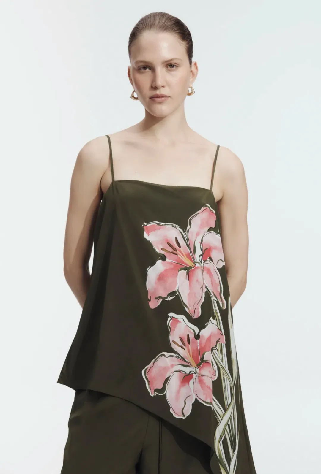 Aje Rhea Silk Cami and Pants - size 8 for rent on The Volte - main image