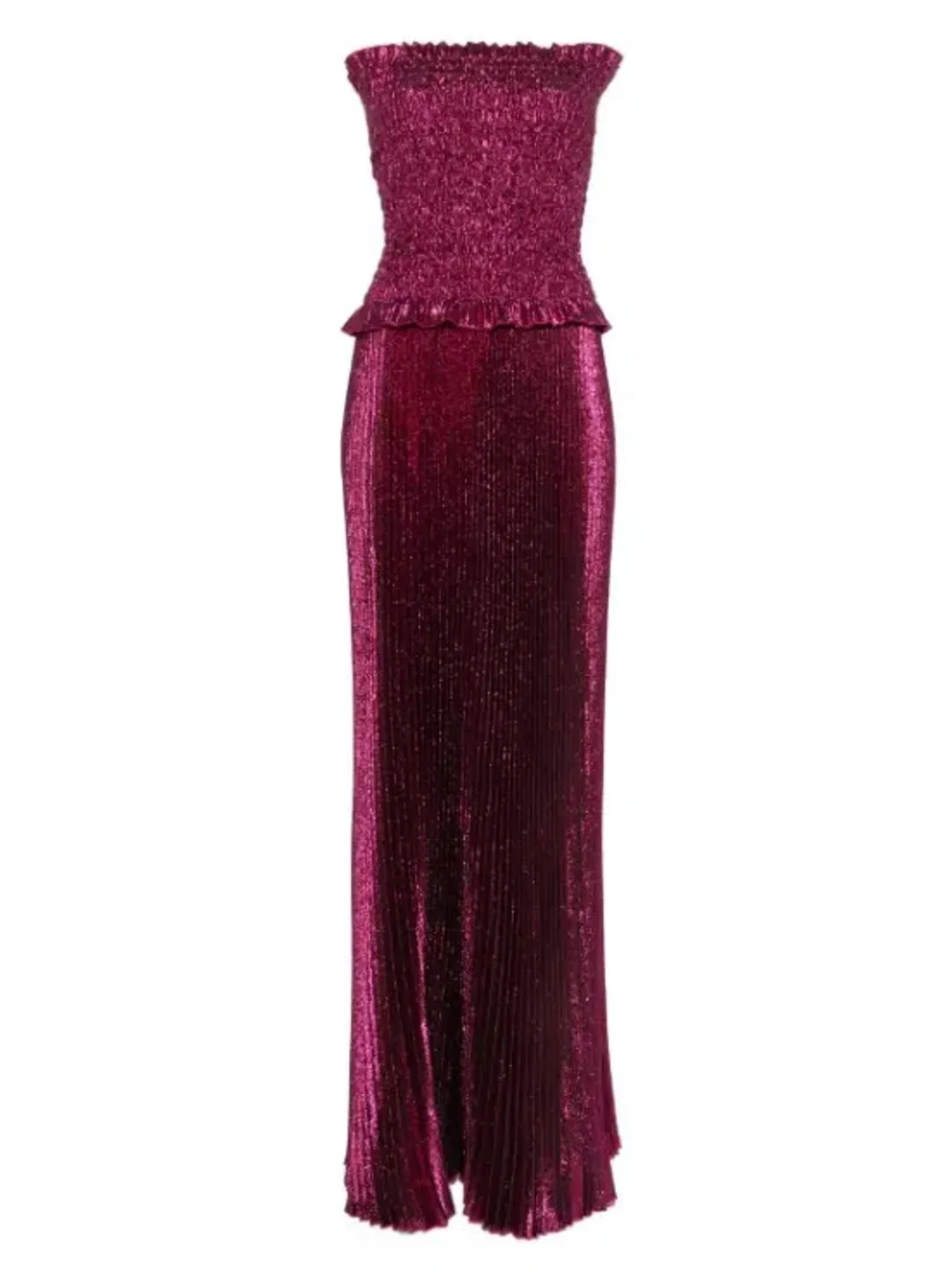 L'IDEE Maya Gown Dress Sangria Glitter Size 10 for rent on The Volte - main image