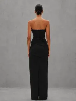 Rachel Gilbert Salma Gown Black 10 for rent on The Volte - image 2